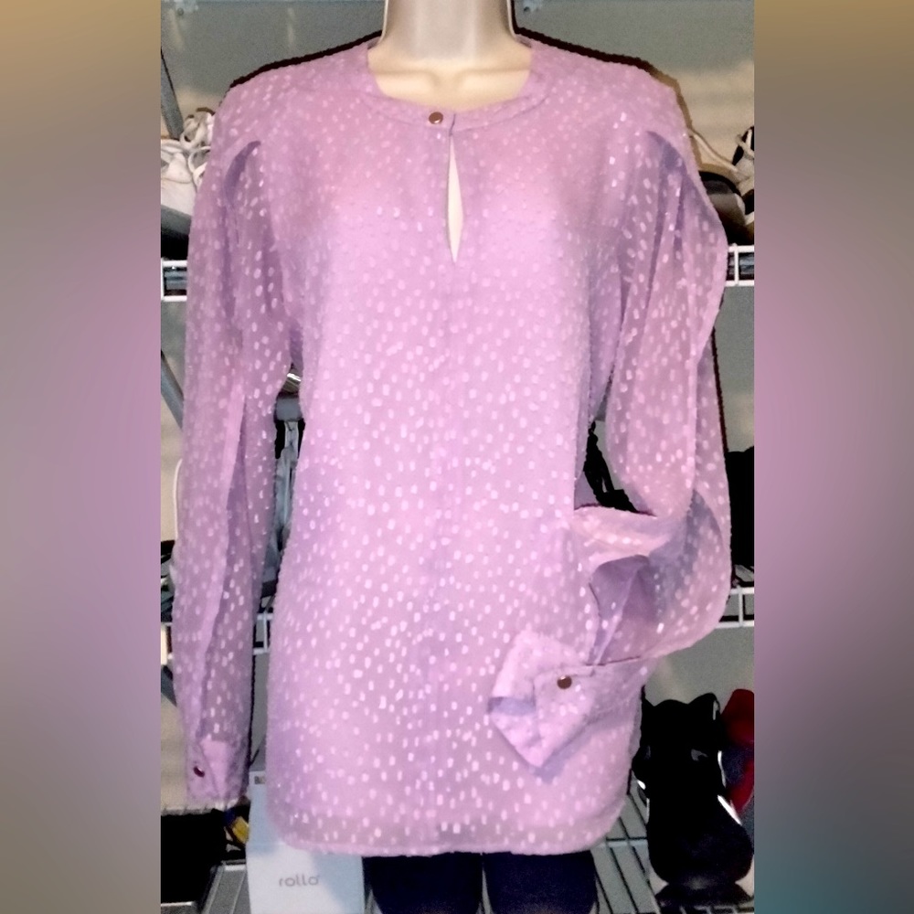 Donna Karen New York Split Sleeve Blouse - sz M